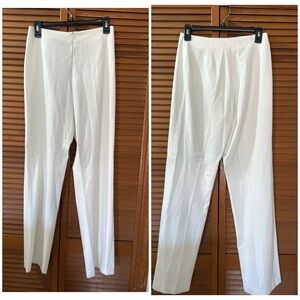 Fabrizio Gianni White Stretch Pant - Size 6